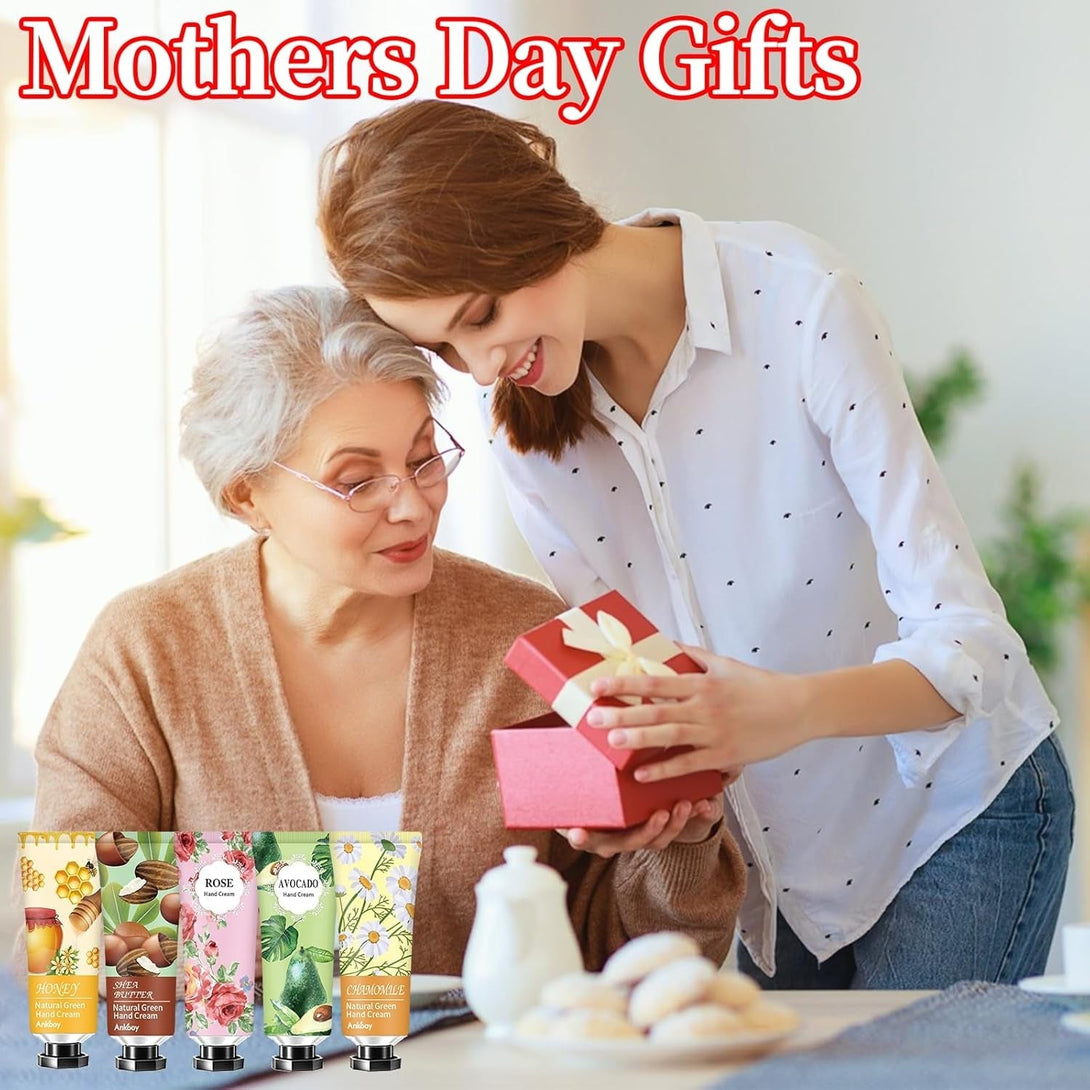 12 Pack Hand Cream for Dry Cracked Hands,Mothers Day Gifts,Fathers Day Gift for Husband,Nurse Gifts,Teacher Appreciation Gifts,Easter Basket Stuffers for Teens,Natural Hand Lotion Travel Size