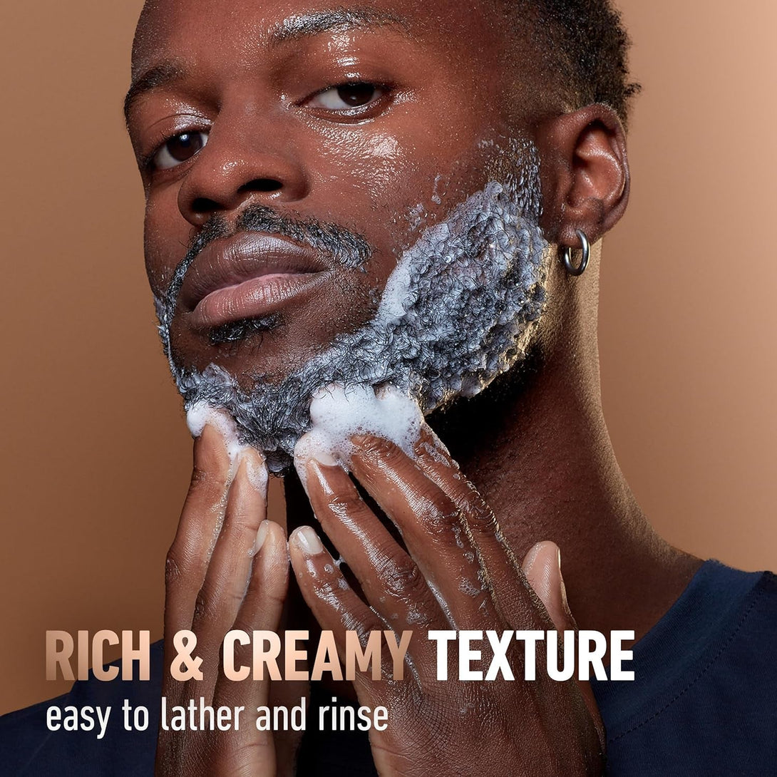 King C. Gillette Beard Wash, Mens Face Wash, 11 Oz, Infused with Argan Oil and Avocado Oil to Cleanse Hair and Skin