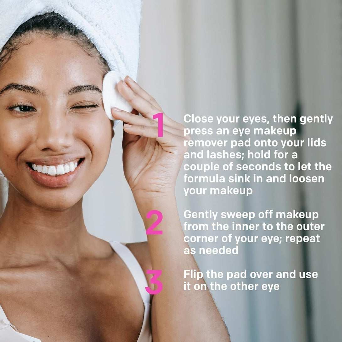 Almay Biodegradable Makeup Remover Pads, Longwear & Waterproof, Hypoallergenic, Fragrance-Free, Dermatologist & Ophthalmologist Tested, 120 Count