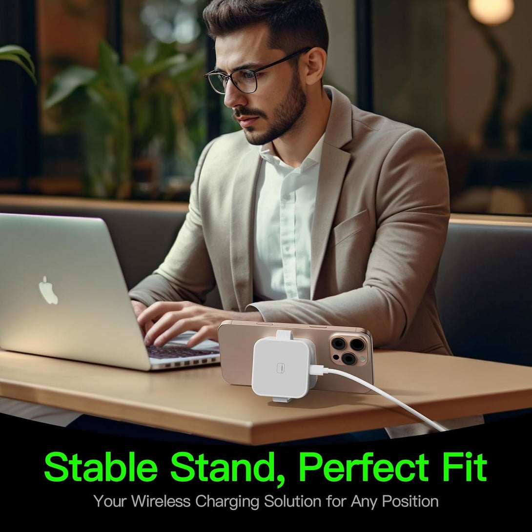 2025 3 in 1 Wireless Charging Station for Apple Multple Devices - Foldable Magnetic Wireless Charger Dock -Travel 20W Charging Pad for Iphone 16 15 14 13 12 Pro/Pro Max/Plus/Watch & Airpods All Series