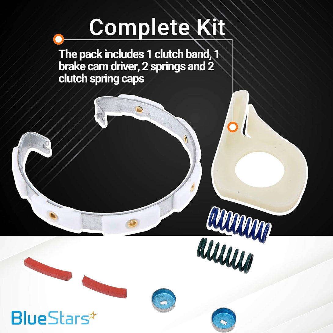 Bluestars Ultra Durable 285790 (6 Pads) Washer Clutch Lining Kit Replacement Part - Exact Fit for Whirlpool Kenmore Maytag Washers - Replaces 285332 3354732 AP3094538 PS334642 285141 285381