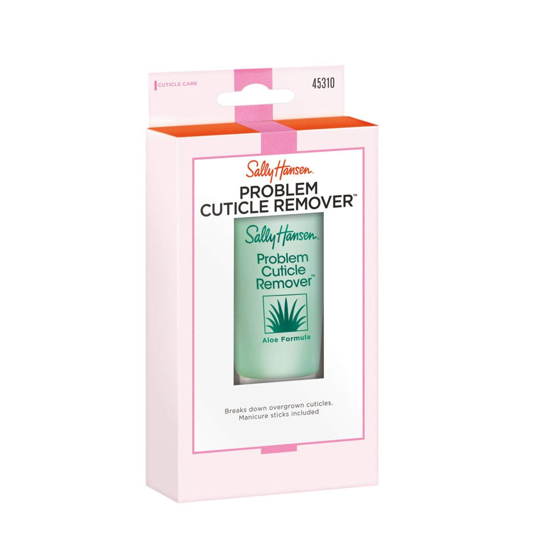 Sally Hansen Problem Cuticle Remover™, Eliminate Thick & Overgrown Cuticles, Ph Balance Formula, Infused with Aloe Vera to Soothe and Condition