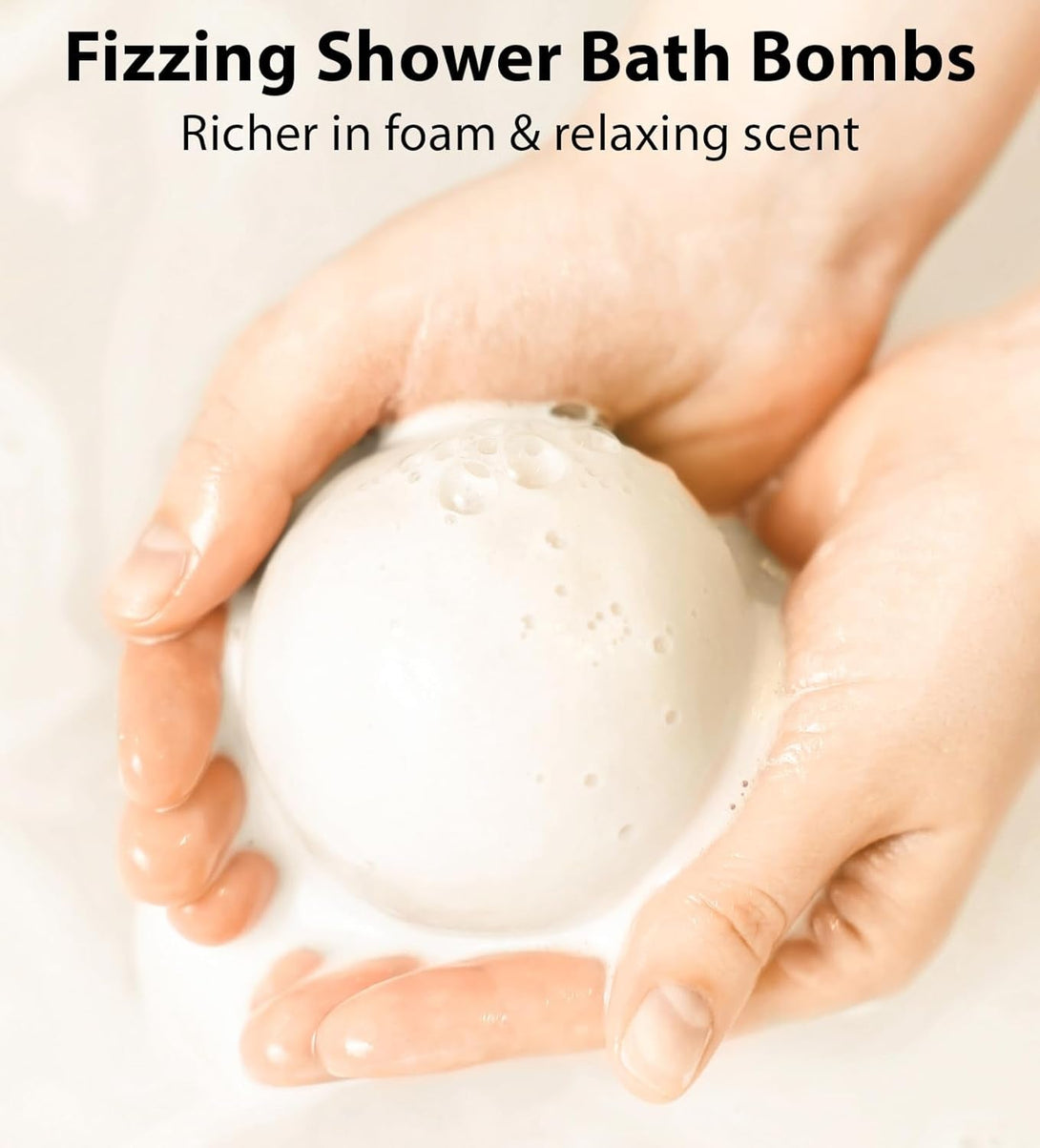 Natural Bath Bombs Luxurious Bath Foam Gift for Dry Skin Hydration Moisturizing Turmeric Arnica Orange Essential Oil Infused for a Blissful Experience