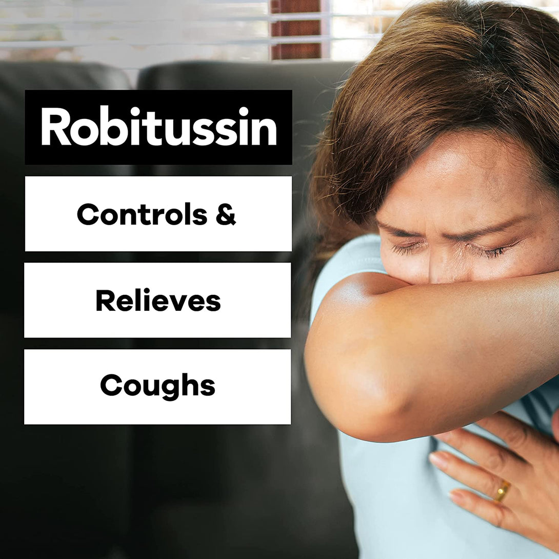 Robitussin Cough and Chest Congestion DM, Cough Suppressant and Expectorant, Raspberry Flavor - 8 Fl Oz Bottle