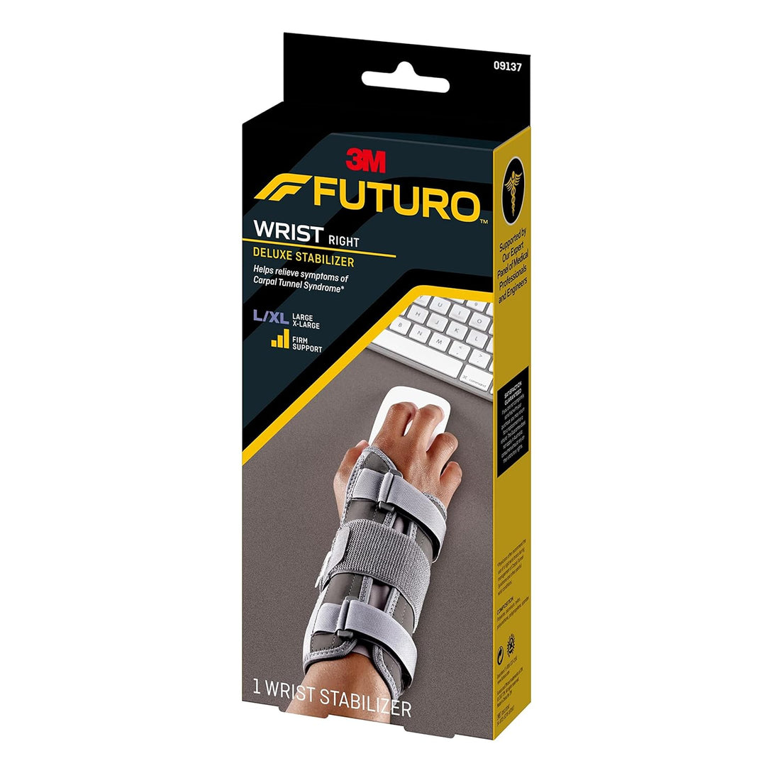 FUTURO Deluxe Wrist Stabilizer Right Hand, L/XL