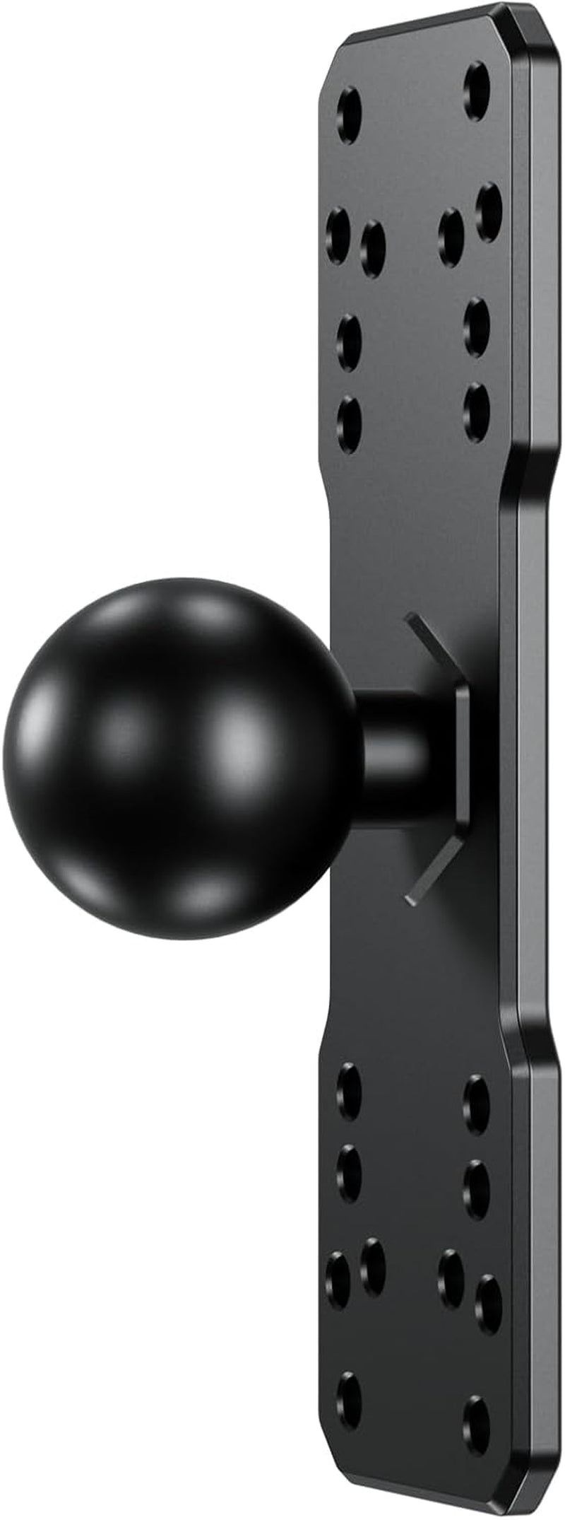 BRCOVAN 1.5'' Ball Fish Finder Mount, Aluminum Alloy Universal Marine Electronic Plate for RAM Mounts C Size 1.5 Inch Ball Double Socket Arm, Fit for Garmin, Lowrance, Humminbird, Raymarine and More