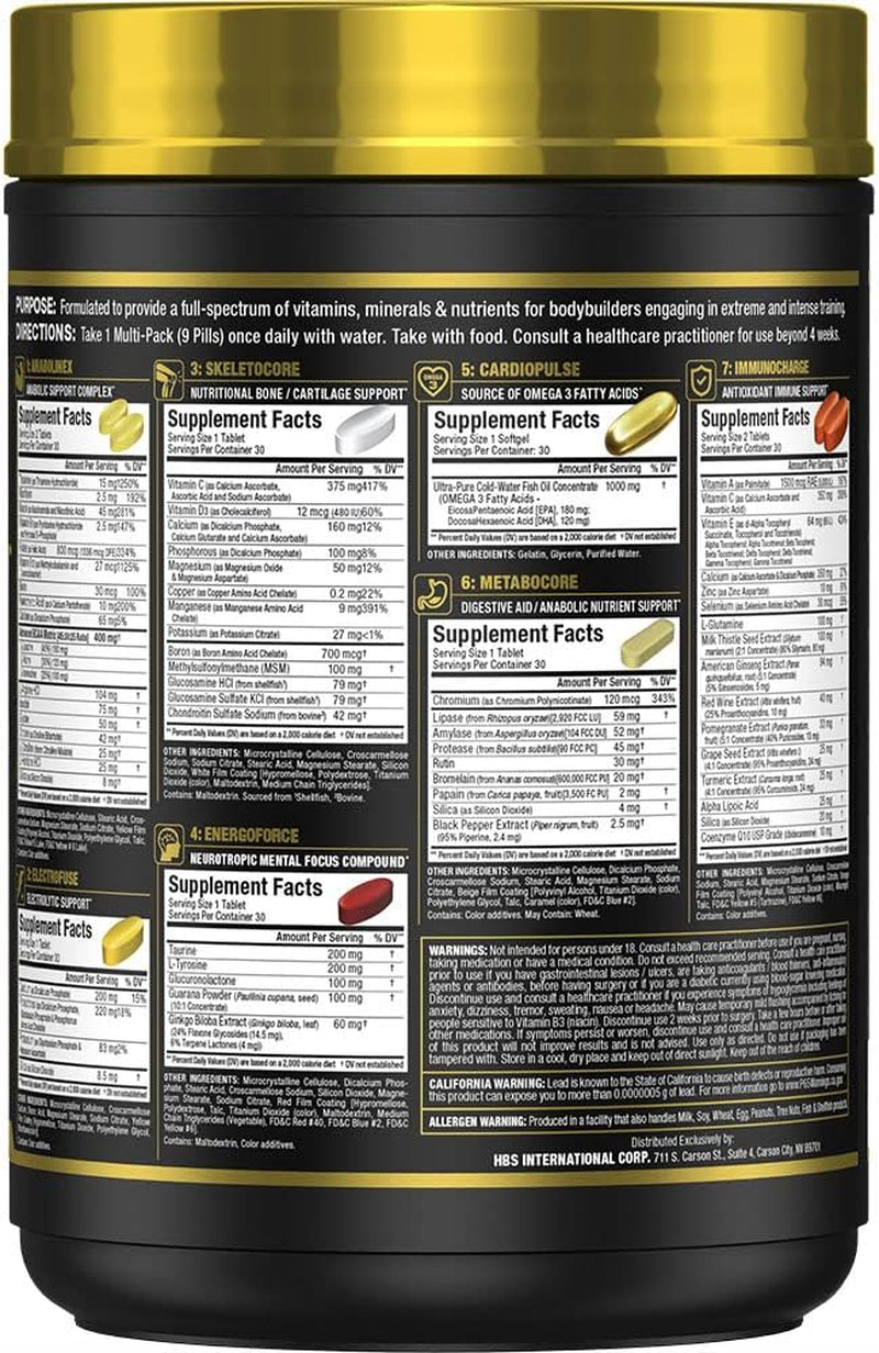 ALLMAX Nutrition Vitastack, Vitamin & Nutrient Stack Packs, 30 Pack