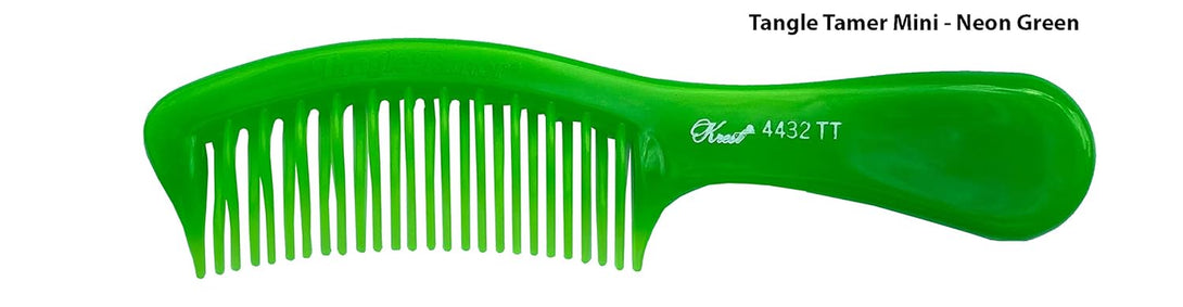 Krest Teal Tangle Tamer Curved Tooth Comb