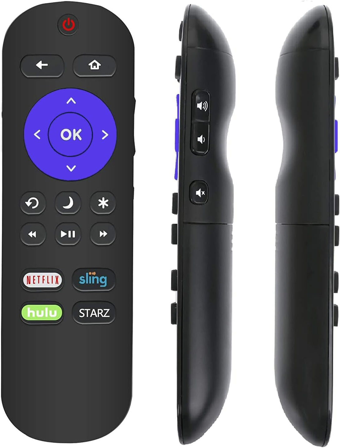 Remote Control Fit for All Sharp Roku TV LC-32LB591U LC-32LB481U LC-43LB481C LC-43LB481U LC-43LBU591U LC-43LB601U LC-50LB601U LC-50LBU591U LC-55LBU591U LC-65LBU591U