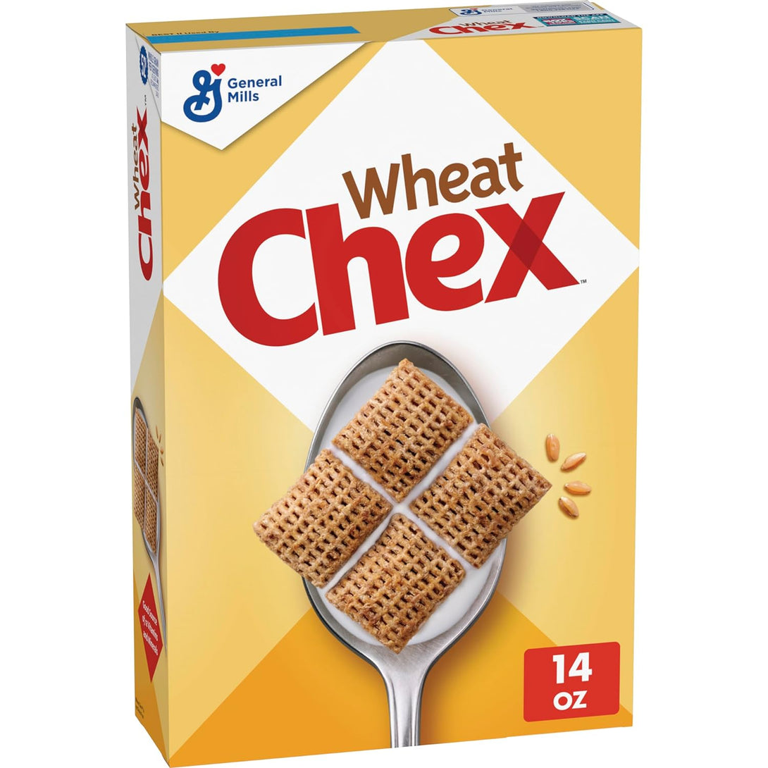 Wheat Chex Breakfast Cereal, Homemade Chex Mix Ingredient, 14 OZ