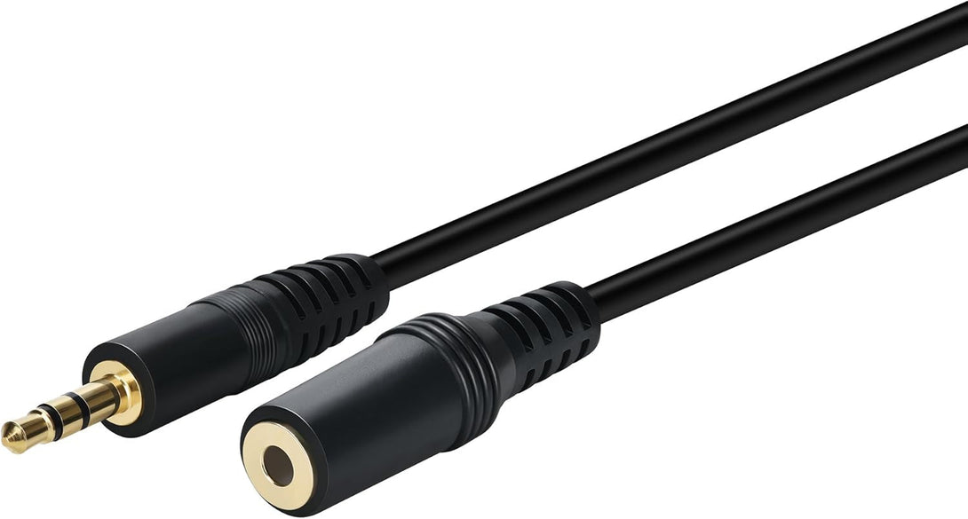 PASOW 3.5Mm Stereo Male to Female Extension Audio Cable Cord (30 Feet)