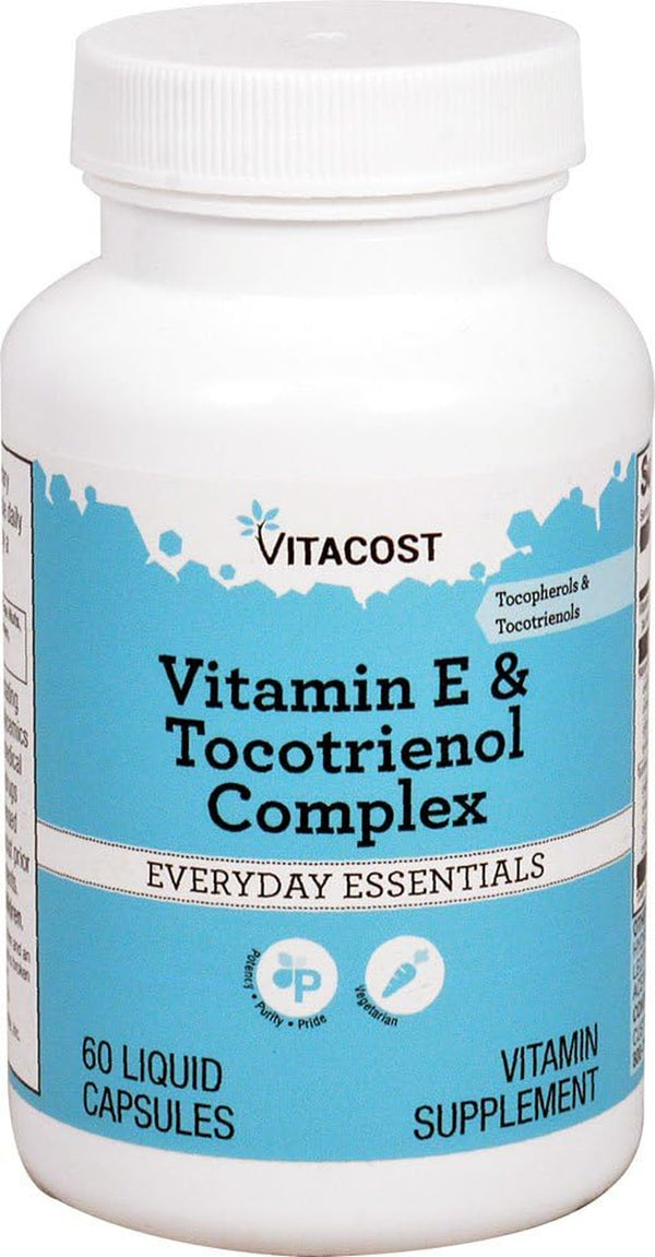 Vitacost Vitamin E & Tocotrienol Complex - 60 Liquid Vegetarian Capsules