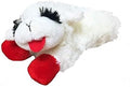 Multipet Lamb Chop Dog Plush Toy - Squeaky Toy for Small & Medium Dogs - Extra Soft Plush - Stuffed Animal for Cuddling & Playing (10", Cream, 5