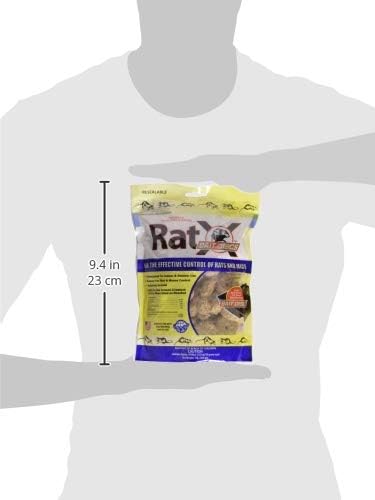 RatX Bait Discs 1 lb. Bag - Contains 45 Discs - for Indoor or Outdoor Use No Size