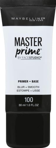 Maybelline Face Studio Master Prime Face Primer Makeup Base, Blur + Smooth, 1 Co