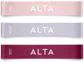 ALTA Mini Loop Bands for Exercise - Premium Durable Latex - Small Resistance Bands for Women, Booty Bands for Working Out, Leg Stretch Loops for