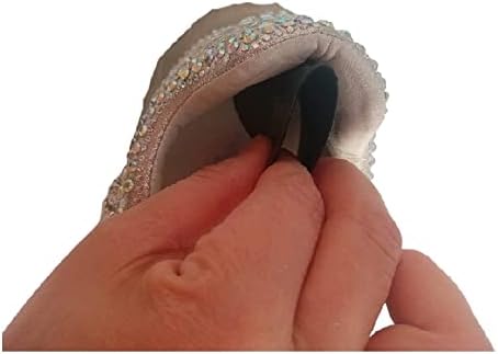 Shoe Heel Repair Inserts, Toe/Heel Hole Prevention Repair, Sneaker Hole Patch/Insert,Suitable for Wear - Resistant self-Adhesive, 2pairs of Black