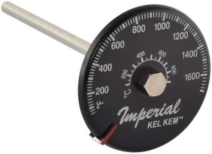 Imperial Flue-Gas Stove Pipe Probe Thermometer 1,700f w/ Magnetic Mount KK0166