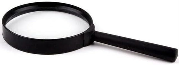 1Pc Black Magnifier for Reading Tool Hand Held Magnifying Glass for Reading Identification Etc Glass Lens Reading Glasses,Health and