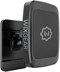 Wixgear (2 Pack Universal Stick on Dashboard Magnetic Phone Car Mount, for Cell Phones and Mini Tablets with Fast Swift-Snap Technology, (Newer