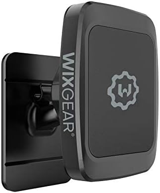 Wixgear (2 Pack Universal Stick on Dashboard Magnetic Phone Car Mount, for Cell Phones and Mini Tablets with Fast Swift-Snap Technology, (Newer