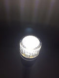 Pactrade Marine Boat Navigation Lights LED - 10.5 Inch White All-Round/Stern Light Pole (Folding Base, Surface Mount) - Boat Accessories for