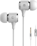 Headphones with Extra Long Cord Extra Earbuds for PC TV Ear Listening Earbuds Without Microphone Plug in Headphones Ear Buds for Computer with No