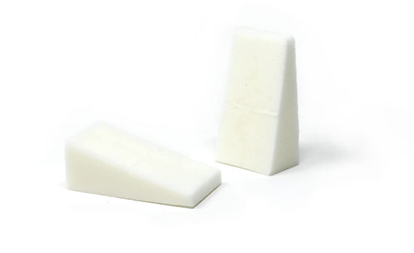 Amazon Basics Cosmetic Rectangular Foam Wedges for Makeup Application and Blending, 192 Count (6 Packs of 32), White (Previously Solimo) 32 Count