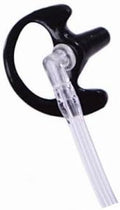 Two Way Radio Ear Mold Replacement Soft Silicone Ear Insert for Acoustic Coil Tube Earpiece (Black, 5 Pair Small)