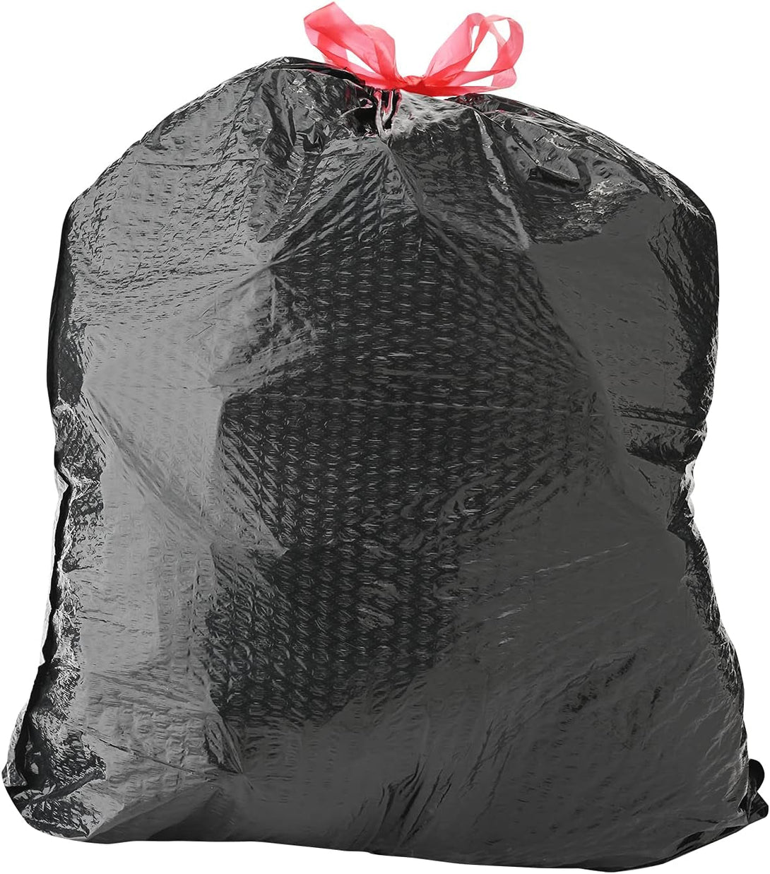 Amazon Basics Flextra Multipurpose Drawstring Trash Bags, 30 Gallon, 50 Count