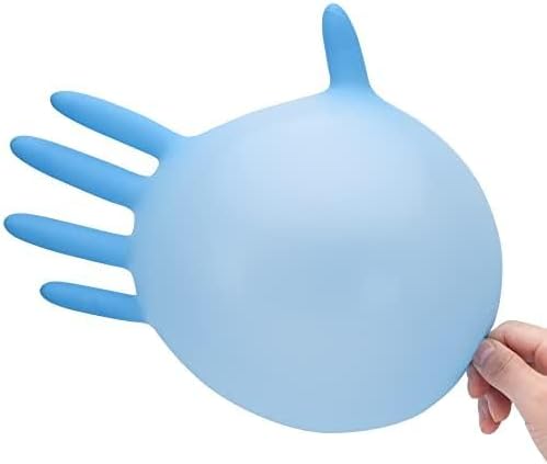 SwiftGrip Disposable Nitrile Exam Gloves, Blue, Latex Free, Medical Gloves for Cleaning, Food-Safe, Powder Free, Non-Sterile 100 Medium