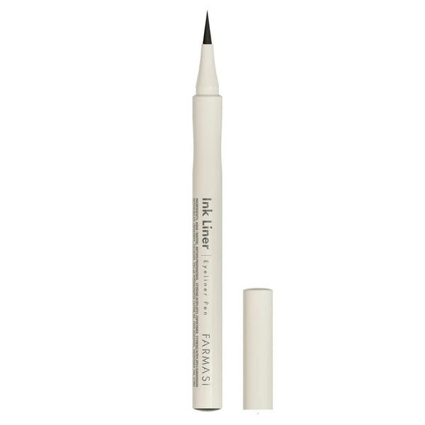Farmasi Ink Liner Eyeliner Pen, Waterproof, Ultra Matte Black, 24-Hour Wear | Extra-Black Pigments, Precise Fine Or Bold Lines, Saturated Ink