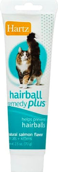 Hartz Hairball Remedy plus Salmon Flavored Paste for Cats and Kittens, 2.5 Ounce