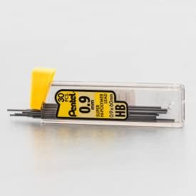 Pentel Super Hi-Polymer Mechanical Pencil Lead Refills | 0.5mm, 0.7mm, 0.9mm - 90 Lead refills (30 of Each Size)