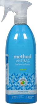 Method Antibacterial Bathroom Cleaner, Spearmint, Removes Mold + Mildew Stains, 28 Fl Oz