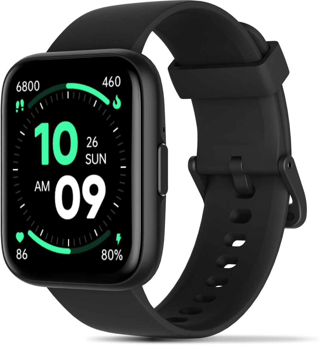 Smart Watches for Men - Activity Tracker for Android Ios with Calls,Fitness Tracker with 100+ Sport Modes, IP68 Waterproof, Heart Rate/Sleep Monitor, Spo2, Pedometer 1.83"(Black)