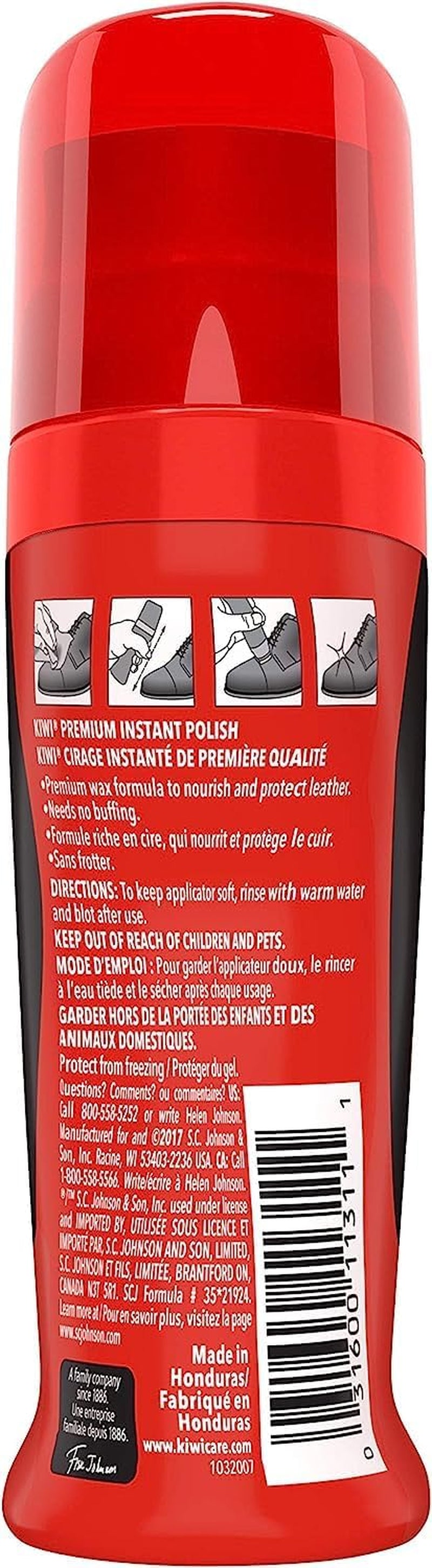 KIWI Color Shine Liquid Polish Black 2.5 FL. OZ.