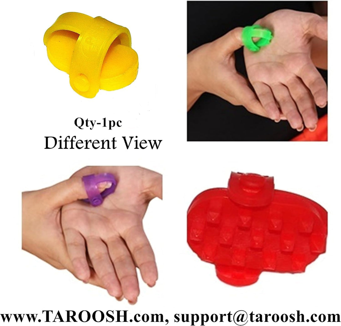 Acupressure Finger Roll Kit with Sujok Ring, Power Thumb, Reflexology Chart, and Instruction Manual - Harmony at Your Fingertips (Assorted)