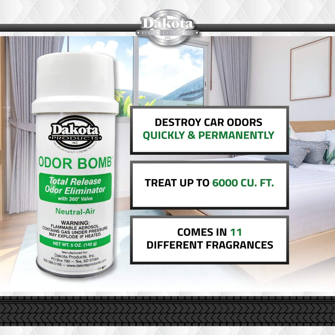 Odor Bomb Odor Eliminator 5 Ounces Each - 3 Pack