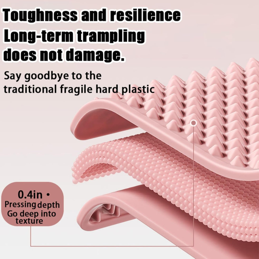 Lmljoo Silicone Cushion Portable Foot Reflexology Pad Foldable Foot Massage Mat Pressure Point Massage Mat Anti-Fatigue Standing Desk Mat Standing Pad Relieves