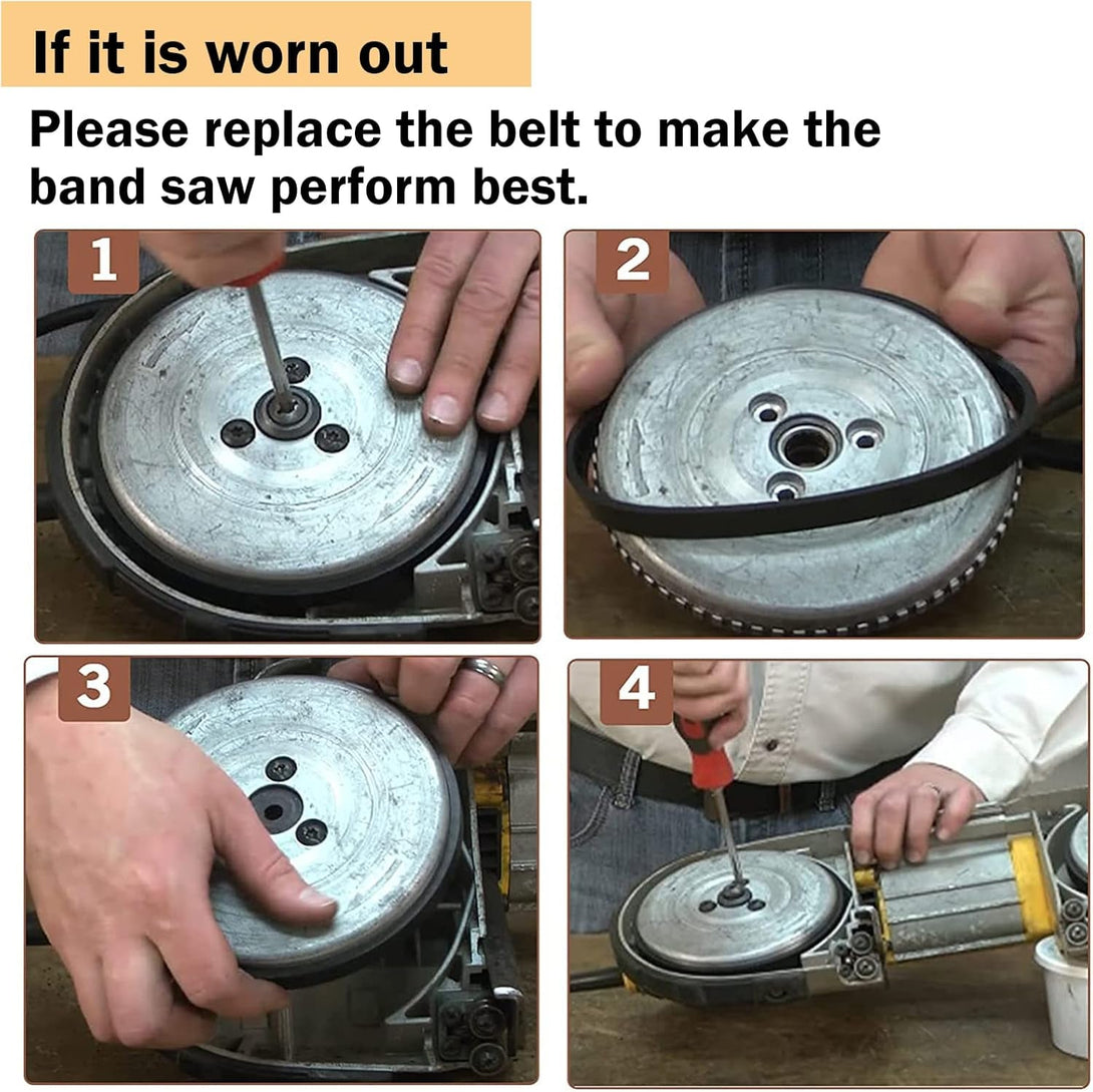 650721-00 Dewalt Bandsaw Tires for Dewalt Band Saw Tires DWM120 A02807 DCS374 DW328K - 2 Pack