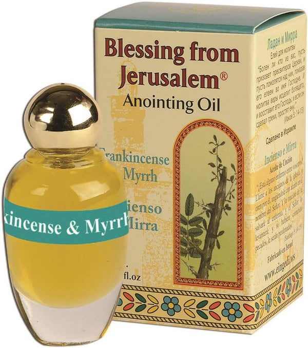 Anointing Oil 12Ml. - Blessing from Jerusalem (Frankincense and Myrrh)