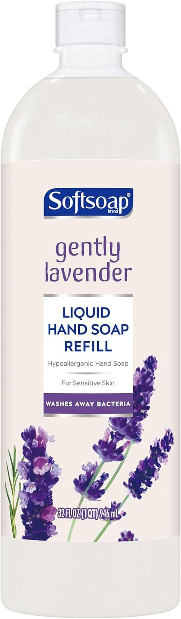 Softsoap Hypoallergenic Gently Lavender Hand Soap Refill - 32 Fluid Ounces