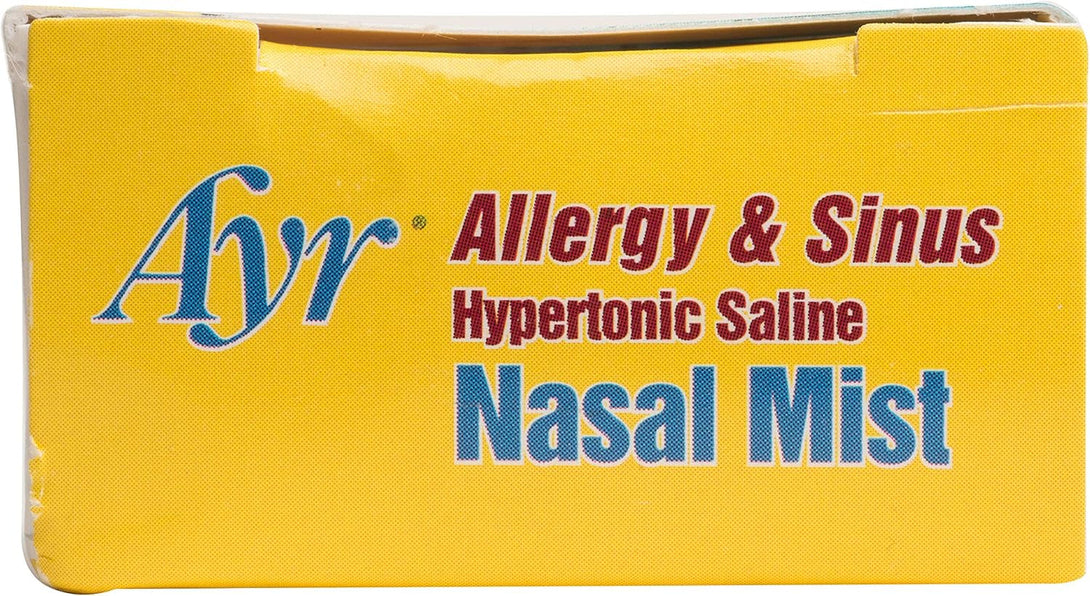 AYR Allergy & Sinus Hypertonic Saline Nasal Mist, White, 1.69 Fl Oz