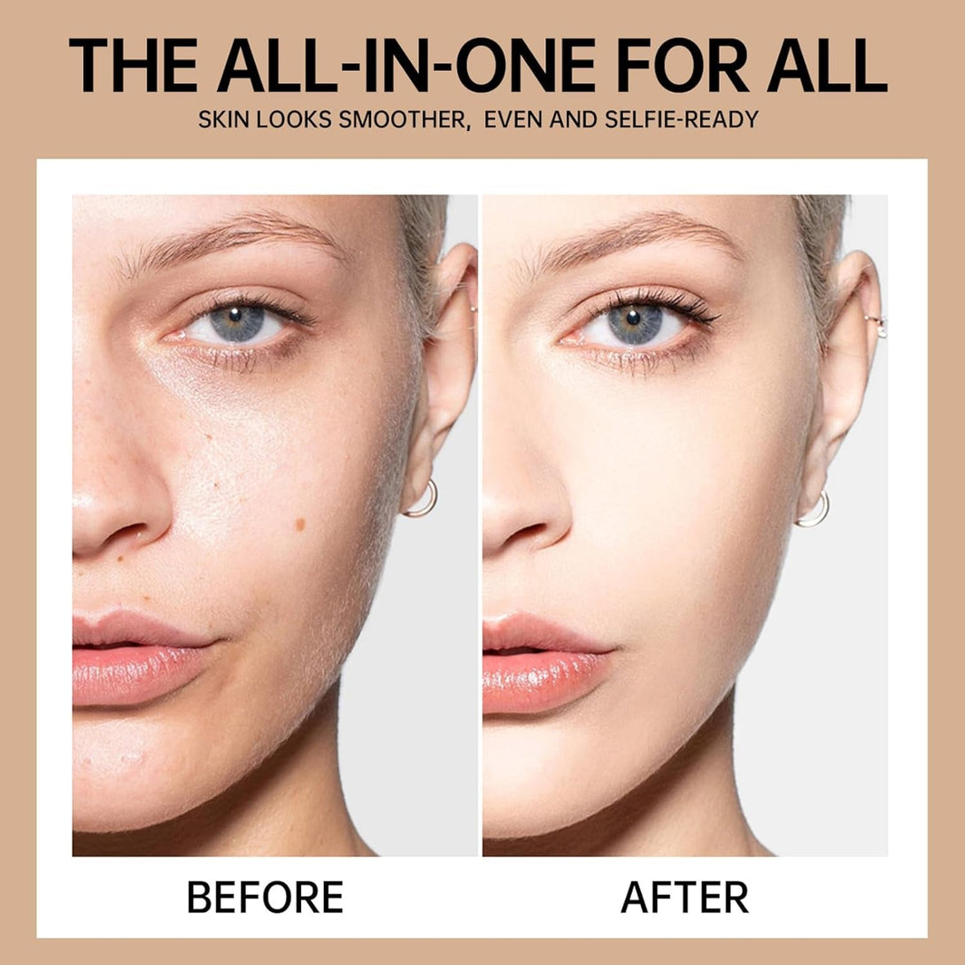 Airbrush Foundation Makeup Spray, Mini Travel Makeup,Silk Airbrush Flawless Setting Spray,Long-Lasting&Waterproof Foundation for Smooth Radiant Creamy Skin,Breathable Anti-Aging(02#Beige)