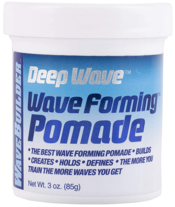 Wavebuilder Deep Wave Forming Pomade | Original Formula Builds, Creates, Holds, Defines Hair Waves, 3 Oz