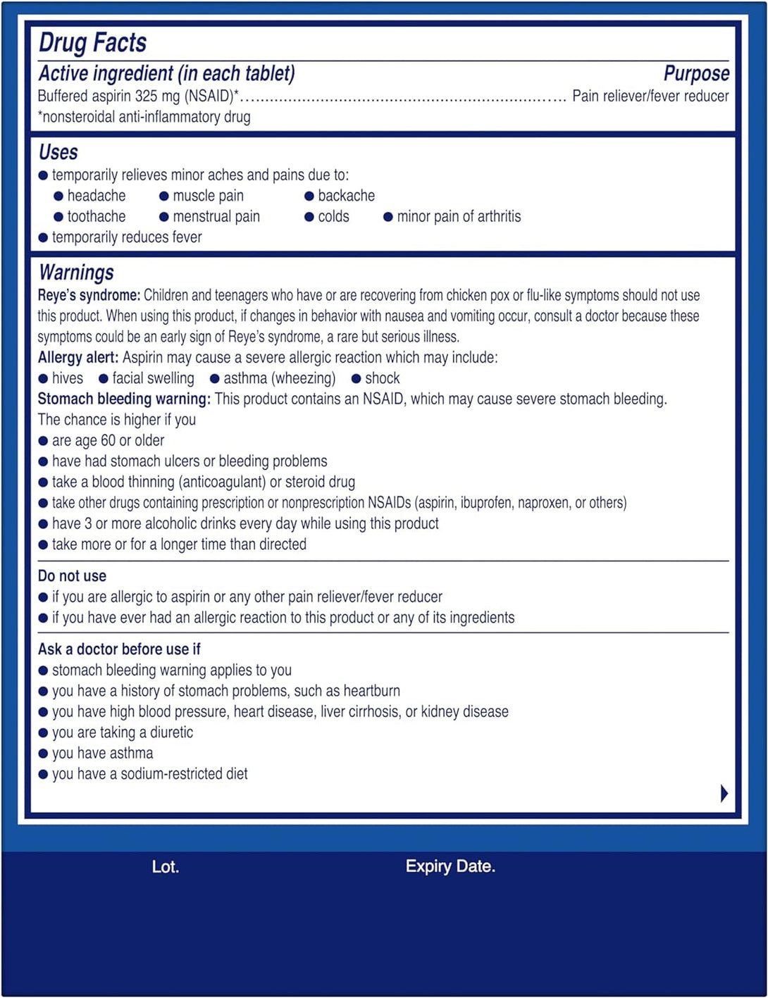 Alka-Seltzer Effervescent Tablets Original Flavor, Fast Multi-Symptom Relief from Headache and Body Ache, Dissolvable Effervescent Fizzy Tablets, 72 Ct