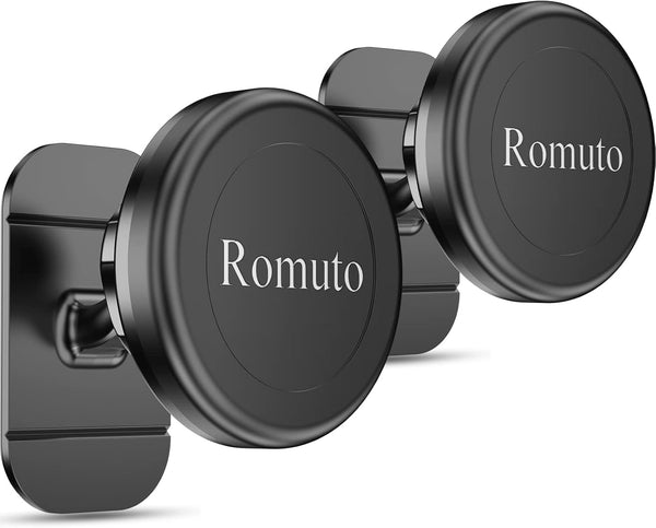 ã€2-Packã€‘Magnetic Phone Holder for Car, [Strong Magnet] Magnetic Phone Mount for Car [ 4 Plate] Iphone Magnetic Car Phone Holder Mount for Cell Phone [360Â° Rotation] Phone Holders for Your Car Magnetic