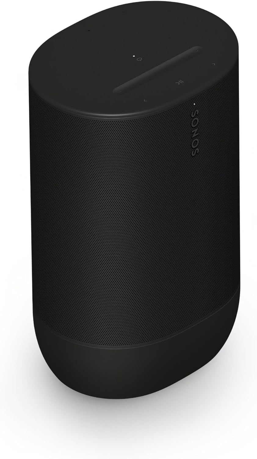 Sonos Move 2 - Black - Wireless Portable Bluetooth Speaker