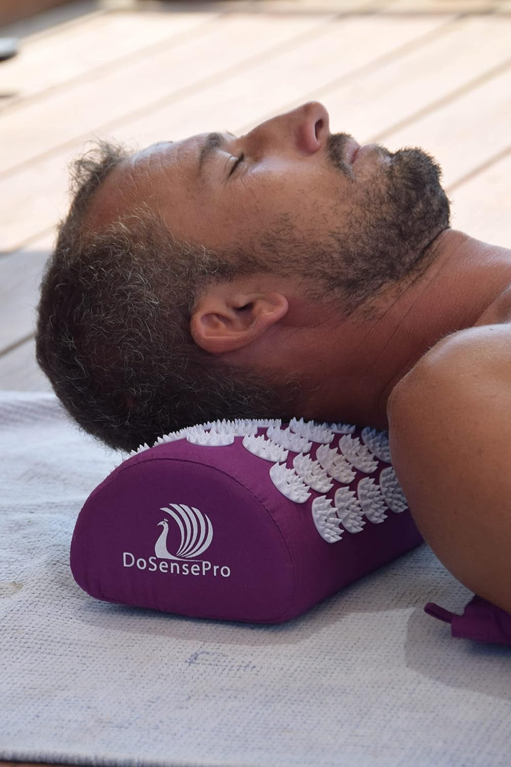 Acupressure Pillow - Acupuncture Massage Pillow for Neck Tension, Pain Relief, Headaches and Migraines - Ideal Shoulder, Head, Legs, Lower Back & Neck Pillow for Relaxation